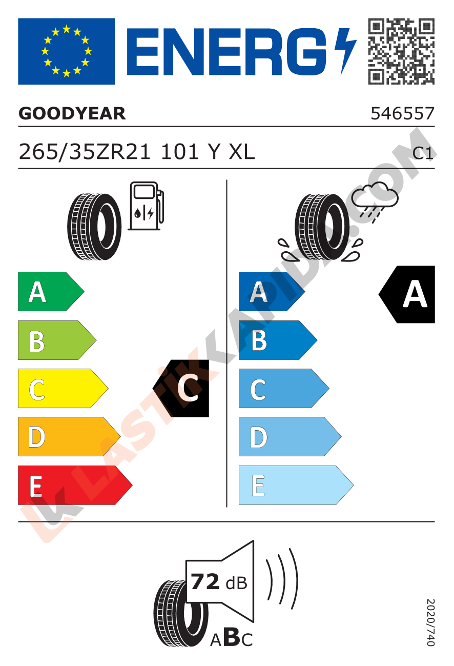 265/35R21 101Y XL FP NF0 Eagle F1 Asymmetric 3 Yaz