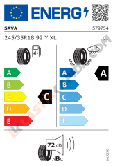 245/35R18 92Y XL FP INTENSA UHP 2