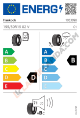 195/50 R15 82V VENTUS PRIME 3 K125 HANKOOK