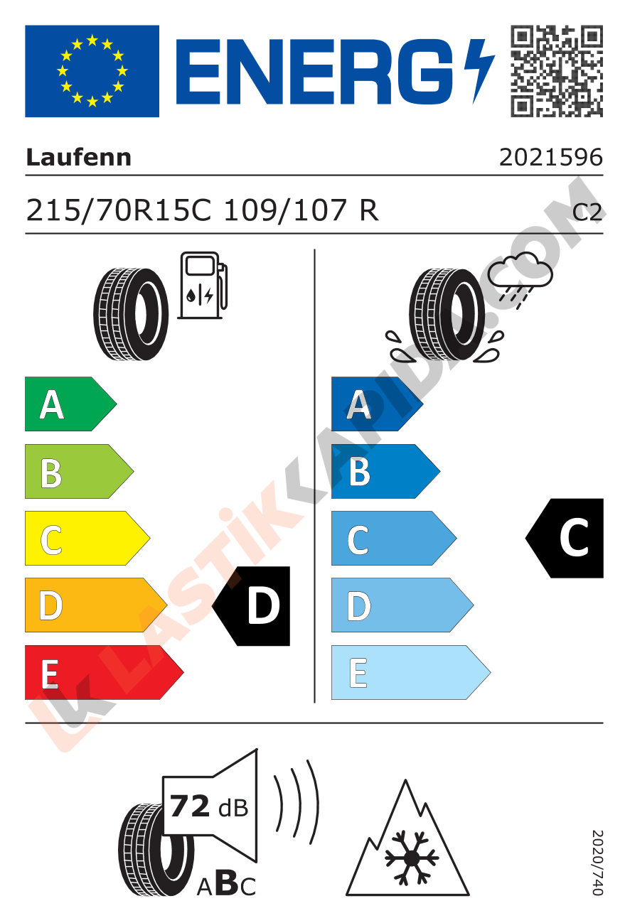 215/70R15C 109/107R  i FIT VAN LY31 Kış