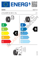 215/45R16 90V INTENSA HP 2 XL FP