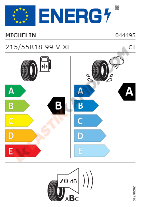 Michelin 215/55 R18 99V XL Primacy 5 Yaz