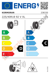 225/40R18 92V XL KORMORAN SNOW Kış