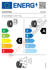 315/35 R20 110Y XL Eagle F1 Asymmetric 3 SUV
