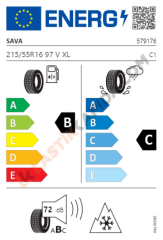 Sava 215/55 R16 97V XL All Weather 4Mevsim