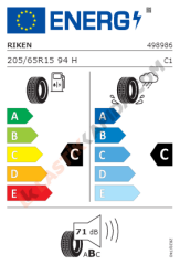 205/65R15 94H Road Performance Yaz 2025
