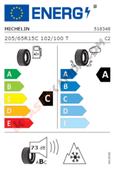 205/65R15C 102/100T Agilis Cross Climate 4Mevsim