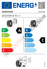 205/55R16 91V EfficientGrip Performance Fiat Orj. (3 KANAL)