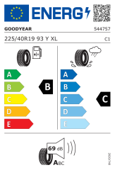 225/40R19 93Y XL FP Eagle F1 Asymmetric 3 ROF (BMW*)