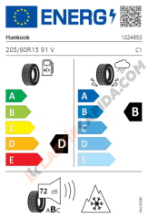205/60 R15 91V Kinergy 4S 2 H750