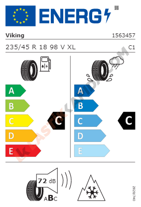 235/45R18 98V XL XL M+S 3PMSF FR Viking WinTech NewGen