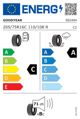 205/75R16C 110/108R EFFIGRIP CARGO 2