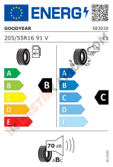 205/55R16 91V Eagle Sport 2 Yaz