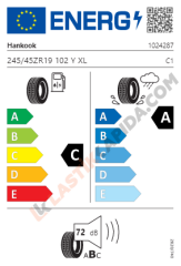 245/45 R19 102Y XL Ventus S1 Evo 3 K127