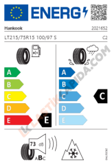 215/75R15 100/97S Dynapro AT2 Xtreme RF12 M+S 3PMSF