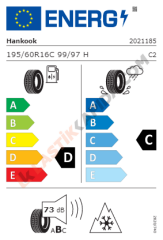 Hankook 195/60 R16C 99/97H Vantra ST AS2 RA30 4Mevsim