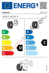 Hankook 145 R13C 88/86R Radial Ra08 Yaz