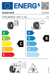 275/40R22 107V XL FP UltraGrip Performance+