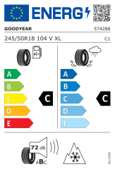 245/50R18 104V XL UltraGrip Performance+