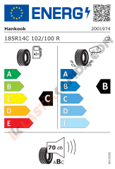 185R14C 102/100R 8PR Vantra LT RA18