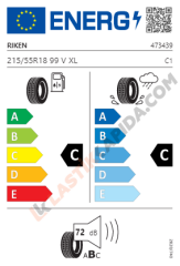 215/55 R18 99V XL UHP RİKEN