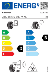 285/35R19 103V XL Winter i*cept Evo3 W330