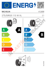 275/50 R20 113W XL E PRIMACY MO MICHELIN
