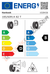185/60R14 82T  Winter i*cept RS3 W462