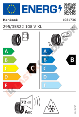 295/35R22 108V XL ION ICEPT SUV IW01A EV, Sound Absorber (Foam)