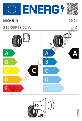 Michelin 215/50 R18 92W Primacy 4+ Yaz