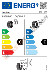 195R14C 106/104R  X FIT VAN LV01 8PR