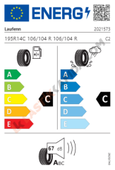 195 R14C 106/104R X Fit Van LV01 M+S