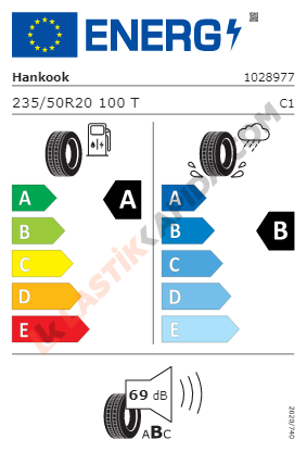 235/50R20 100T Ventus S1 evo3 ev K127E Seal Guard (Sealant), EV AO, + 2025