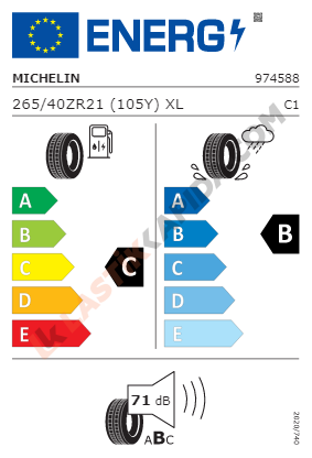 265/40 R21 105Y XL Pilot Sport 4 SUV MO1