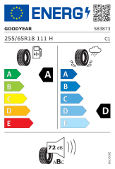 255/65R18 111H WRL TERRITORY AT/S