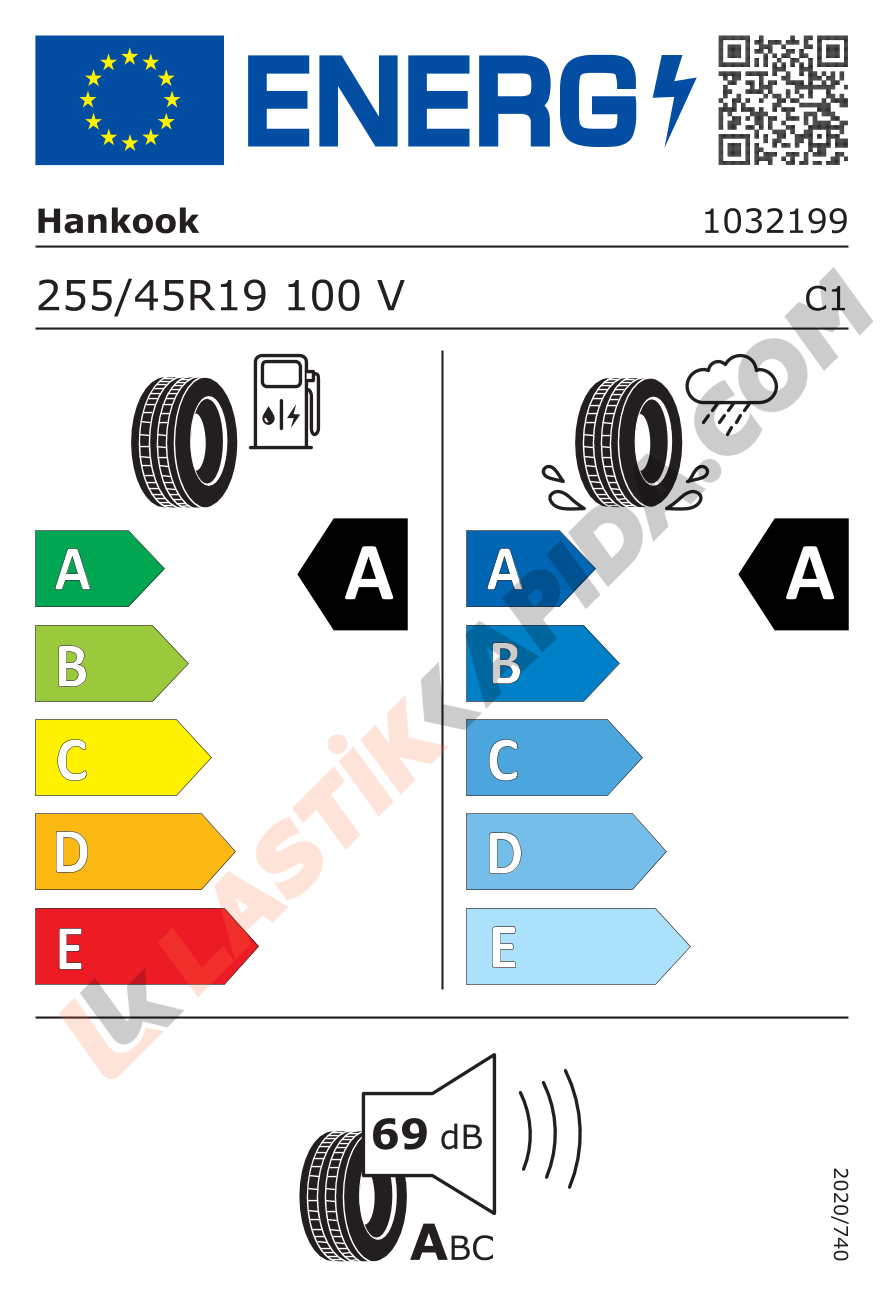 255/45R19 100V Ventus evo SUV K137A +