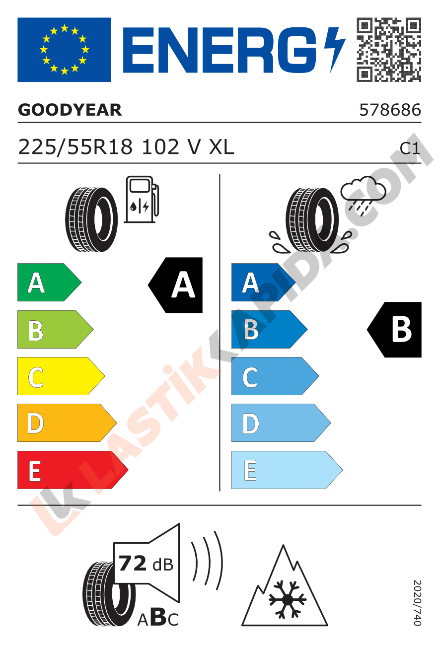 225/55R18 102V XL Vector 4Seasons G3
