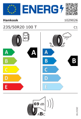 235/50R20 100T Ventus S1 evo3 ev K127E EV (Skoda)