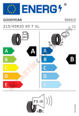 215/45R20 95T XL EFFIGRIP PERF FP (R) Renault 2026